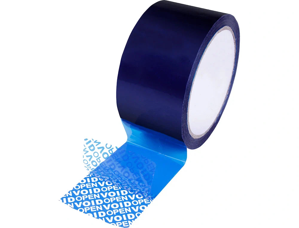 Rolo gomado de segurança Connect azul 35mtx33mm