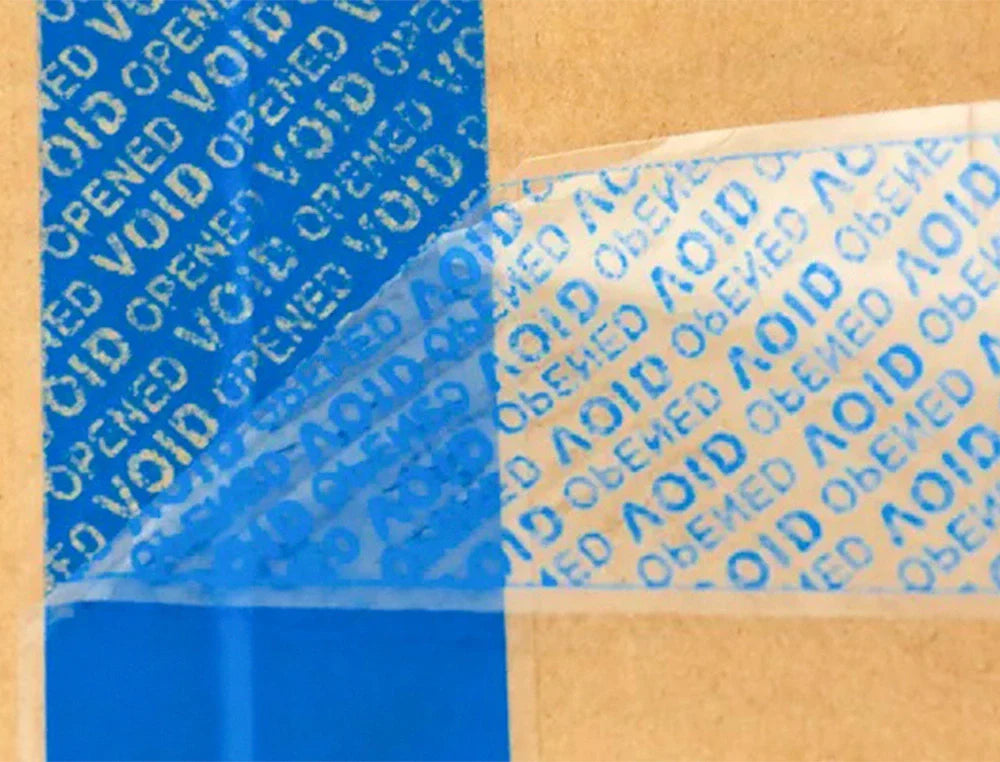 Rolo gomado de segurança Connect azul 35mtx33mm