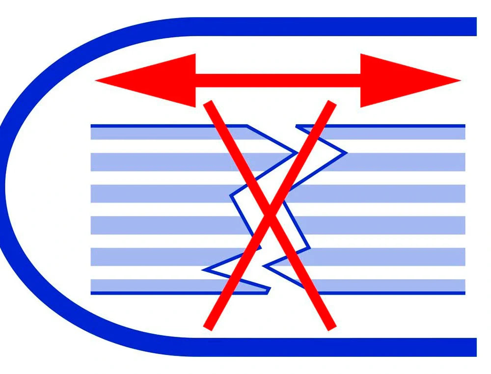 Rolo gomado Connect monofilamentos transparente 50x50