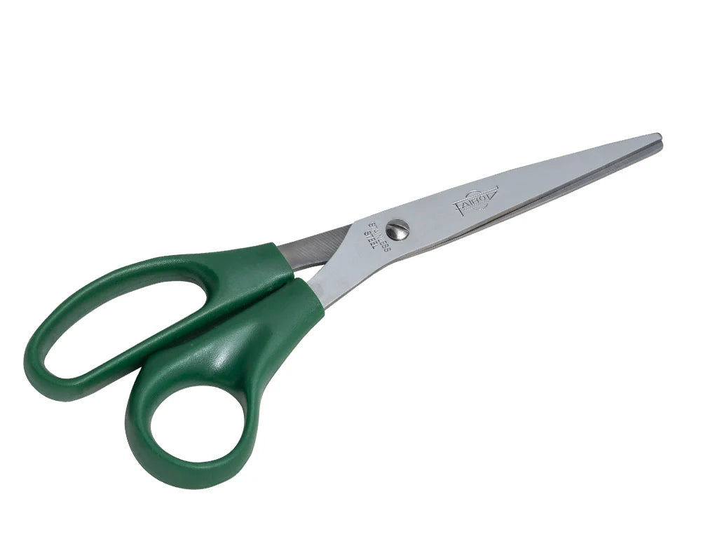 Tesoura de escritório Faibo em aço inoxidável 21cm ergonómica em blister