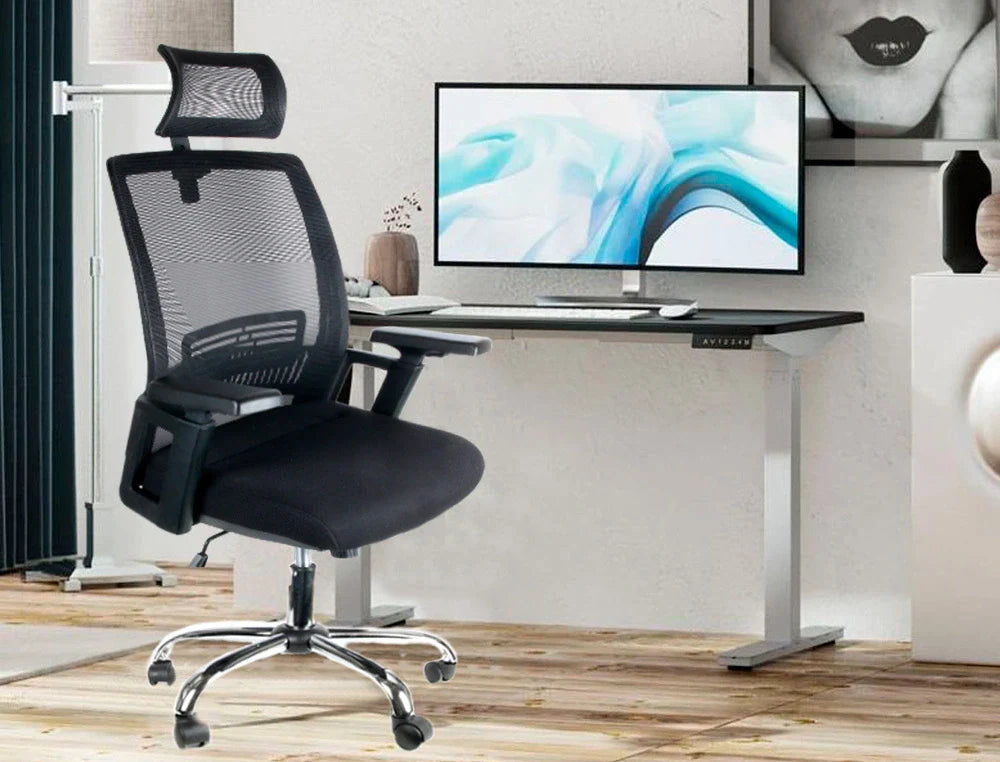 Cadeira de escritório Connect ergonómica cabeça ajustável