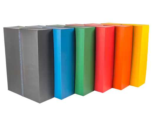 Caixa de arquivo francês 166A amarelo A4