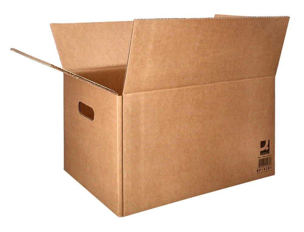 Caixa para embalar Connect com asas cartão 5mm reciclado kraft