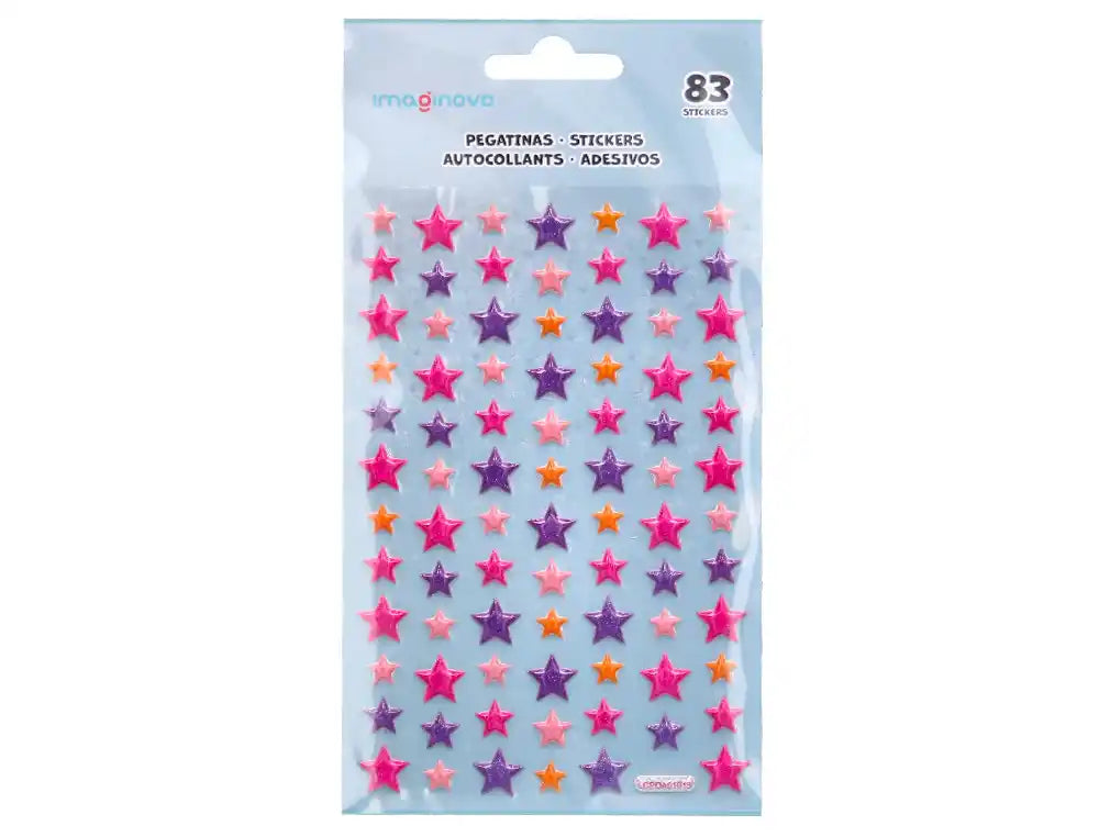 Autocolantes Imaginovo com relevo fantasia em blister