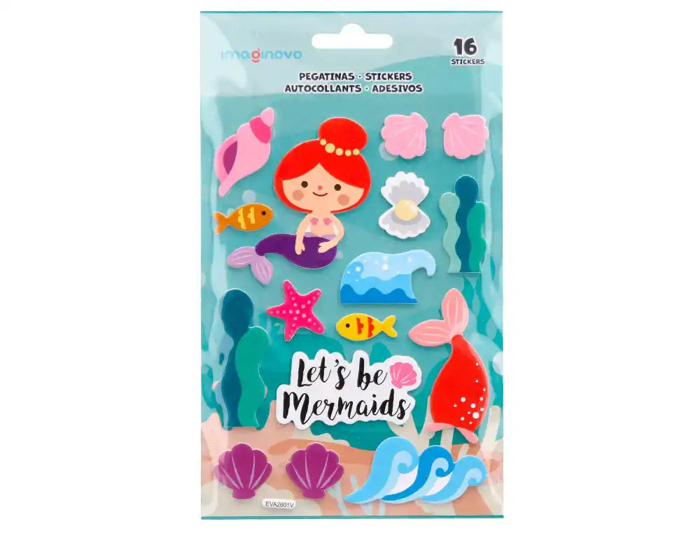 Autocolantes Imaginovo com relevo fantasia em blister