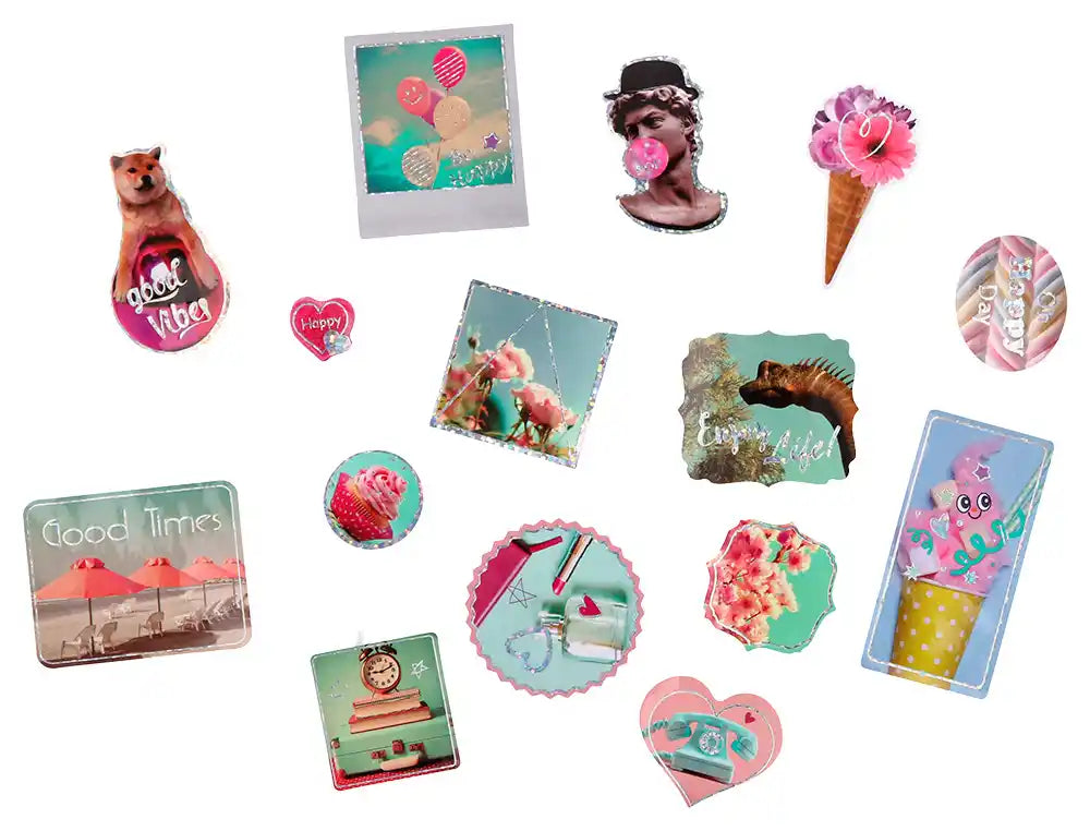 Autocolantes Imaginovo com relevo fantasia em blister