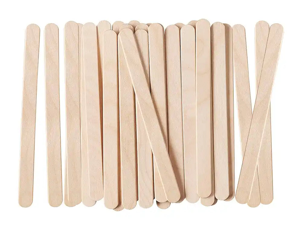 Palitos de madeira 11,4x1cm pack 50un