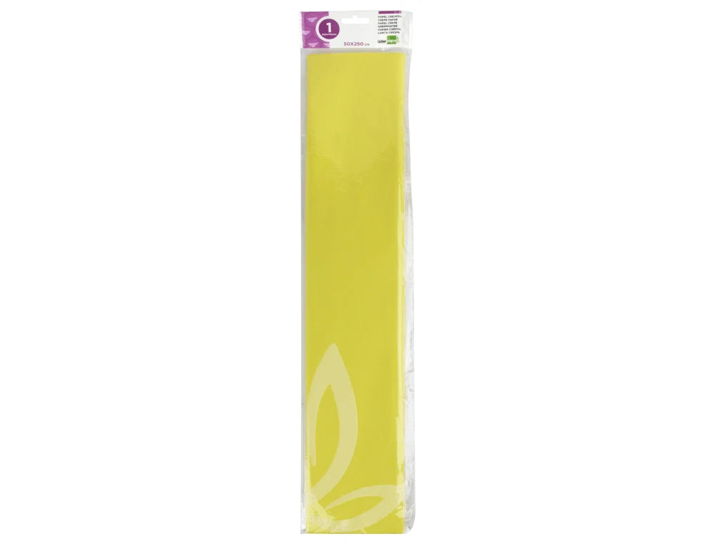 Papel crepe 50cmx2,5mt
