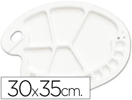 Paleta plástica 17 compartimentos