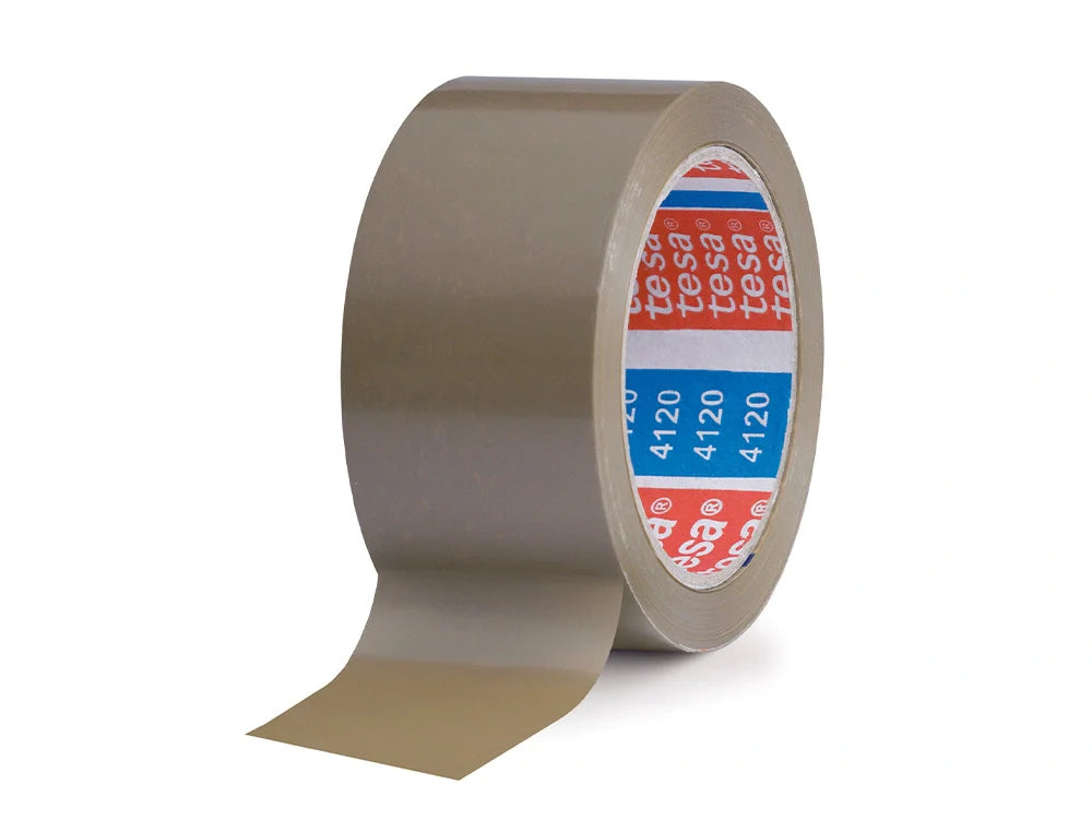 Rolo gomado/fita adesiva Tesa pack 4120, 50mmx66mt, castanho