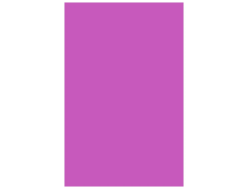 Cartolina A3 185gr pack 50fls fucsia