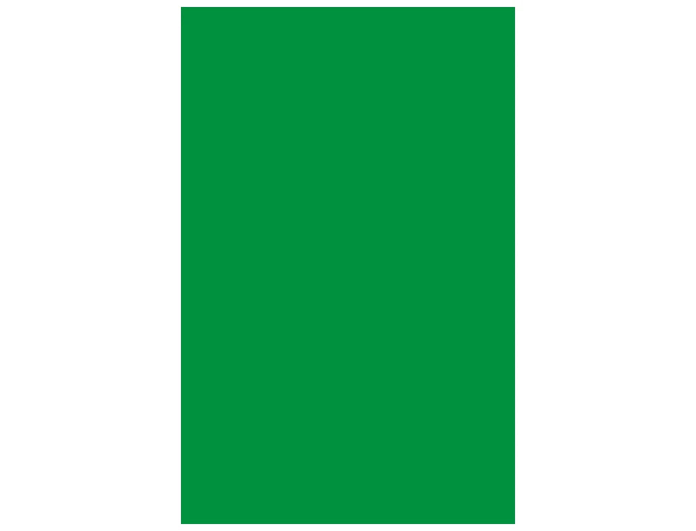 Cartolina A3 185gr pack 50fls verde bilhar