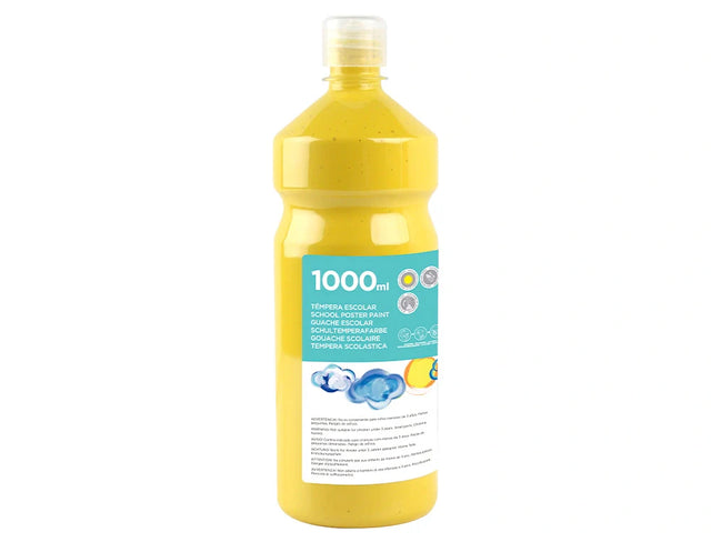 Guache escolar 1000ml amarelo primário