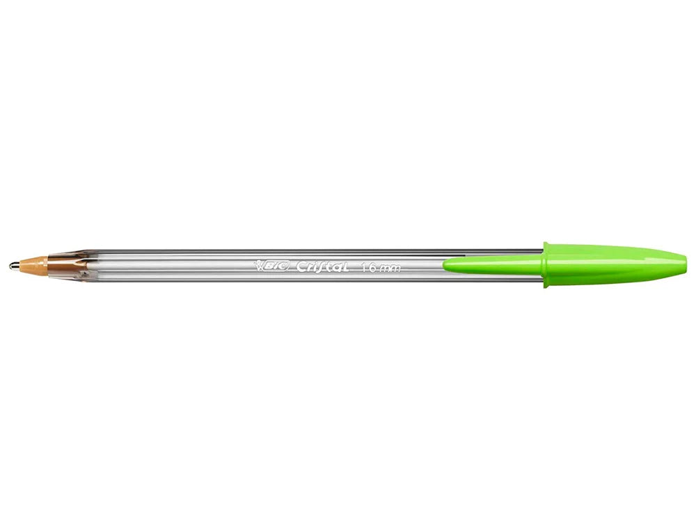 Esferográfica BIC cristal large fashion verde lima