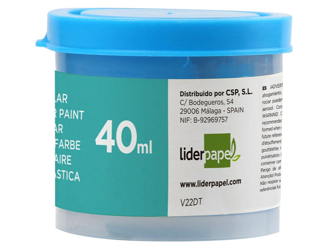 Guache escolar 40ml azul