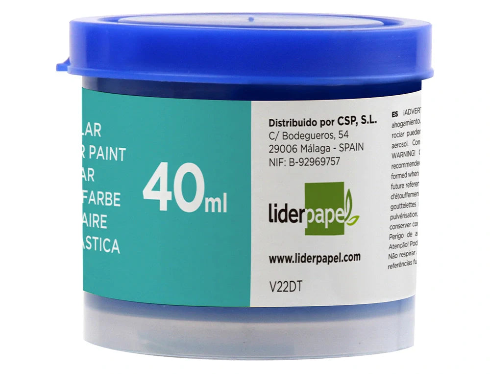 Guache escolar 40ml azul ultramar