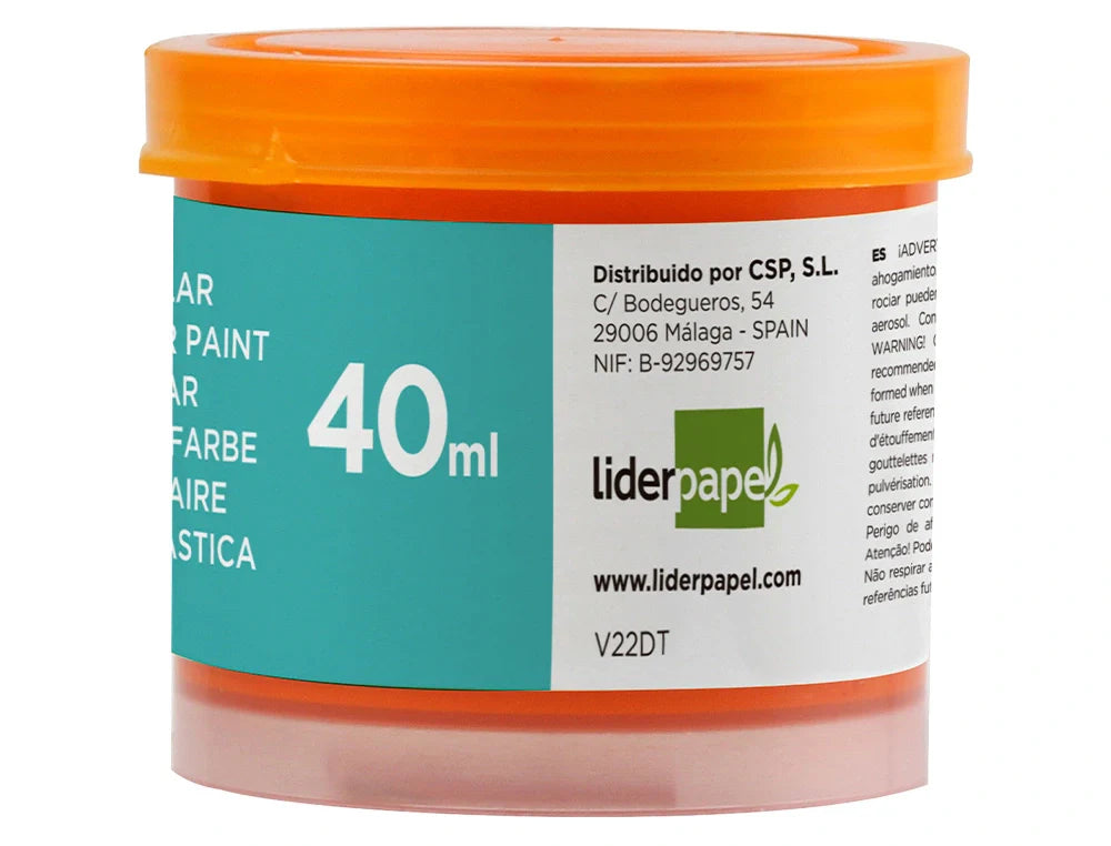 Guache escolar 40ml laranja