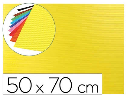 Goma Eva ondulada 50x70 2,2mm amarelo