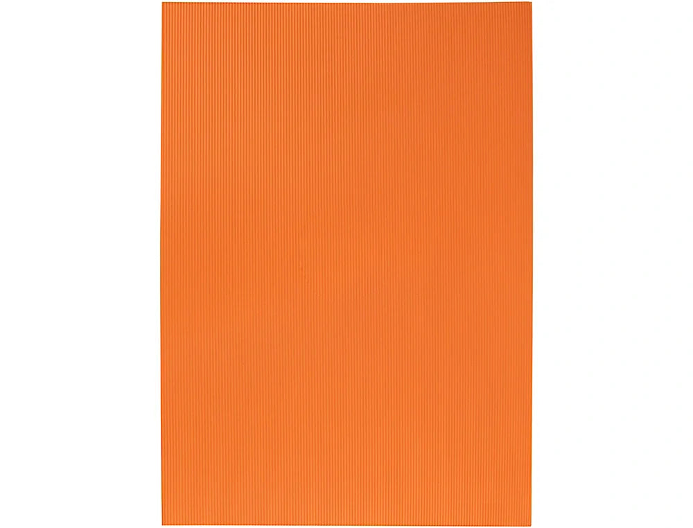 Goma eva ondulada 50x70 2,2mm laranja