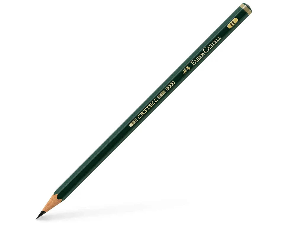 Lapis de grafite Faber Castell 9000 8B
