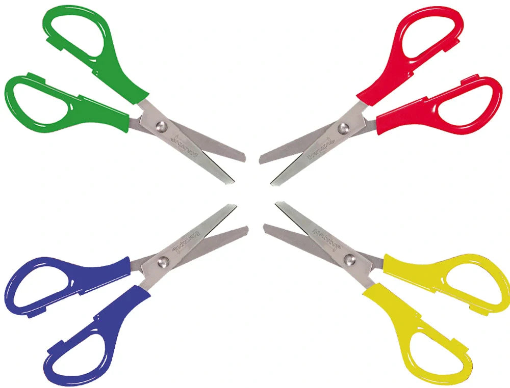 Tesoura escolar Liderpapel 14cm ponta redonda