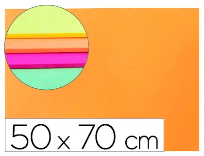 Goma Eva fluorescente 50x70 2mm