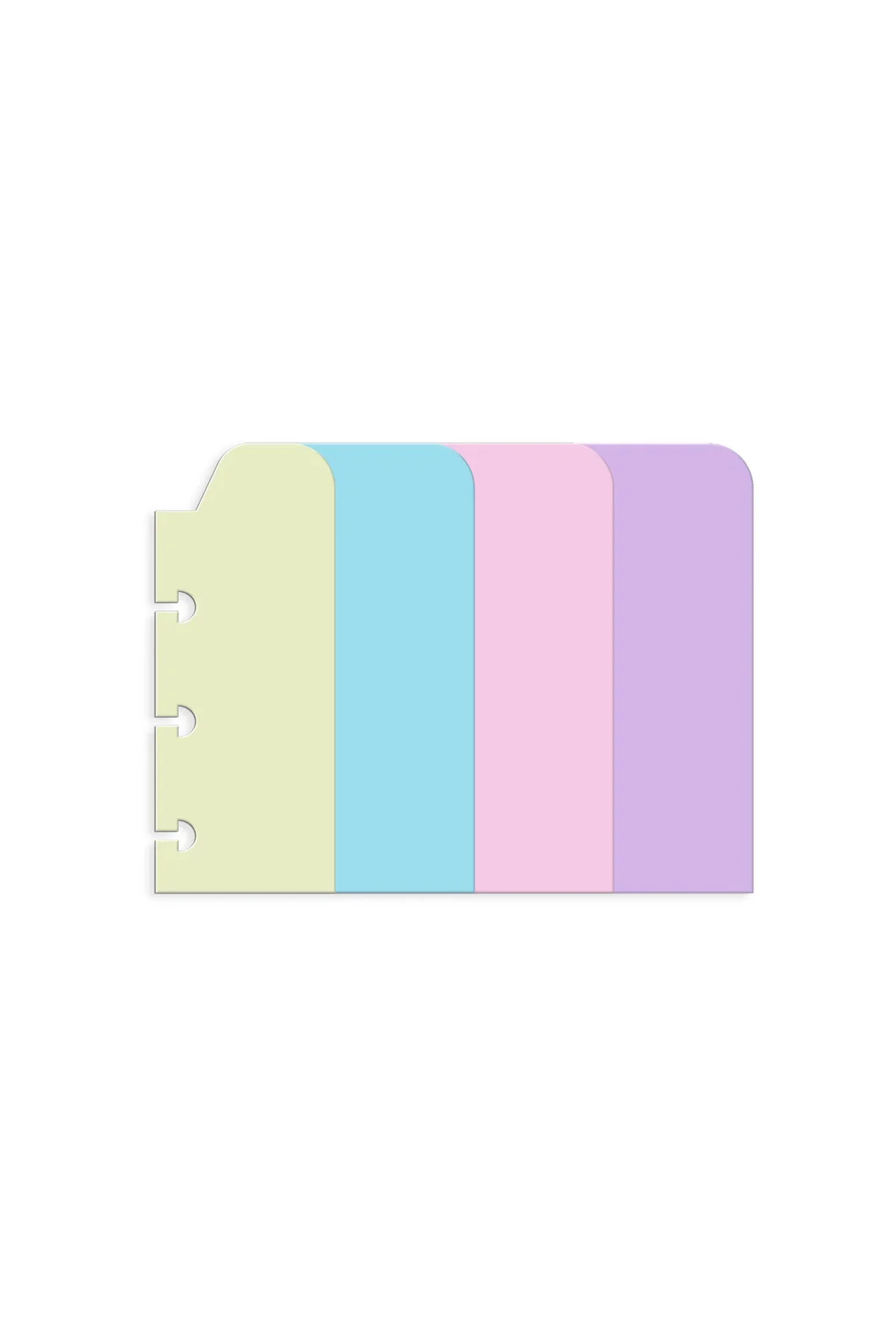 Marcador de páginas vertical para cadernos inteligentes