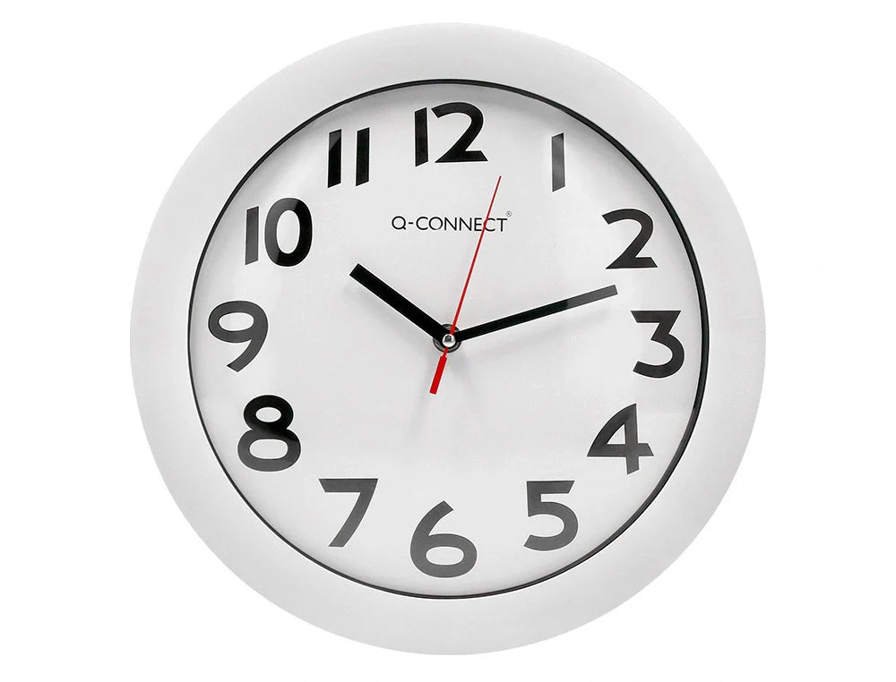 Relógio de parede Connect 30cm moldura plástica