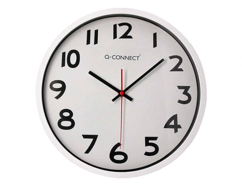 Relógio de parede Connect 30cm moldura plástica