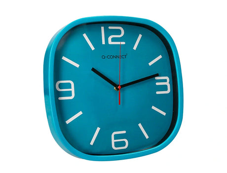 Relógio de parede Connect 30cm azul