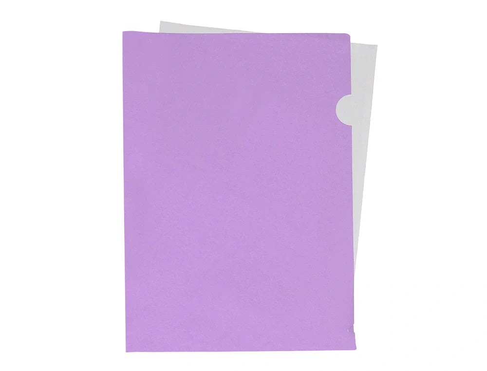 Bolsa plástica A4 em L 180 microns