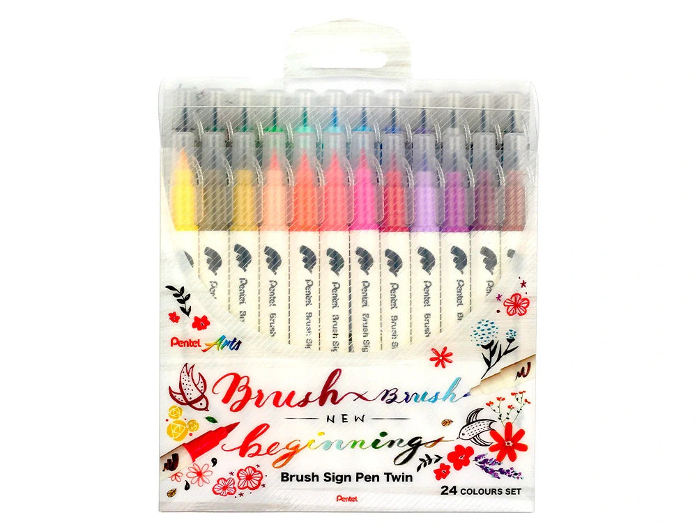 Marcador brush pen Pentel