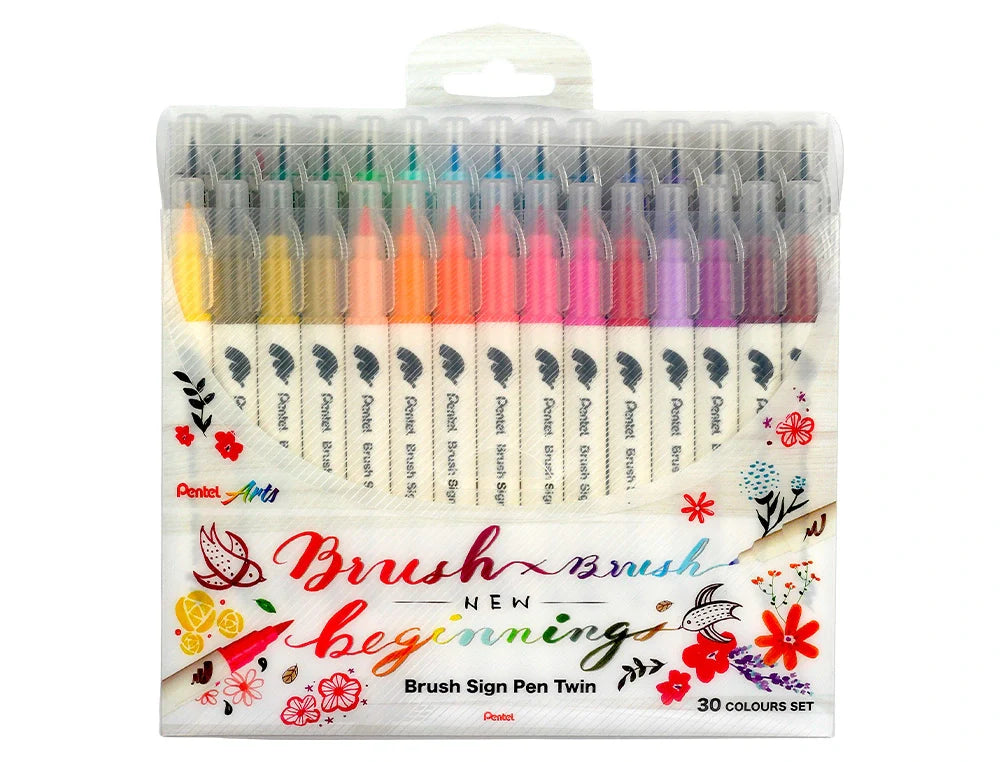 Marcador brush pen Pentel