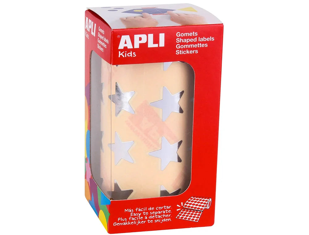 Etiqueta APLI figuras estrelas rolo