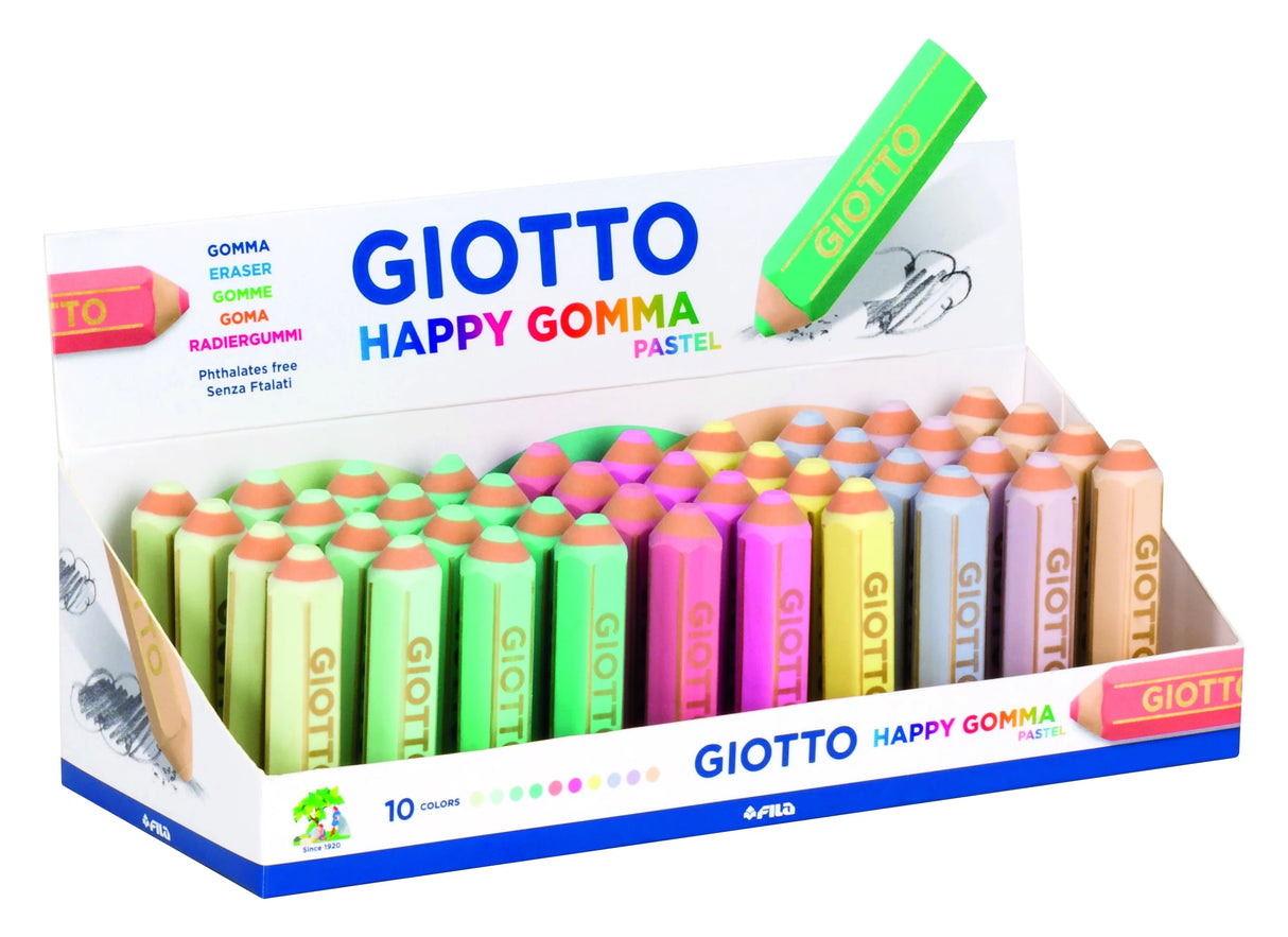 Borracha Giotto Happy gomma em forma de lápis sortido aleatório