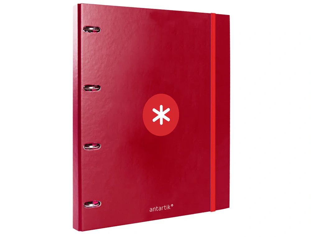 Pasta arquivo Antartik A4 4 anéis e elásticos