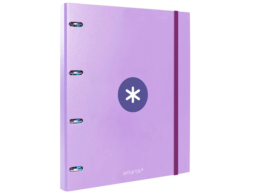 Pasta arquivo Antartik A4 4 anéis e elásticos