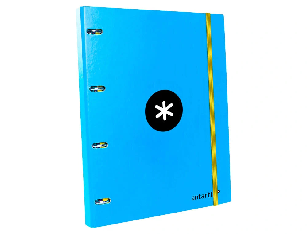 Pasta arquivo Antartik A4 4 anéis e elásticos