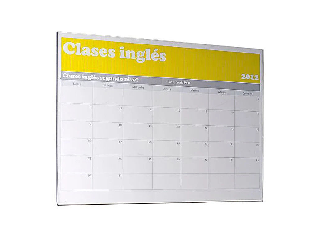 Expositor de parede Archivo 2000 A4 transparente adesivo