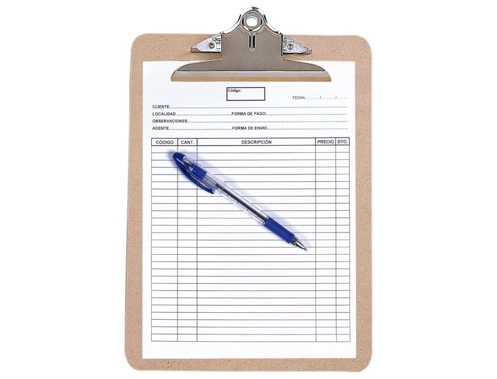 Pasta porta blocos com mola de pressão A4 kraft biodegradável extra duro