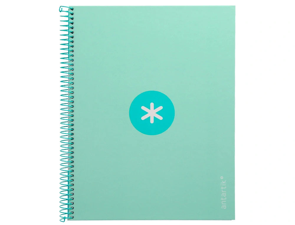Caderno espiral e furos Antartik A4 capa dura 80fls 90gr pautado