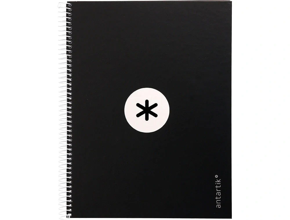 Caderno espiral e furos Antartik A4 capa dura 80fls 90gr pautado