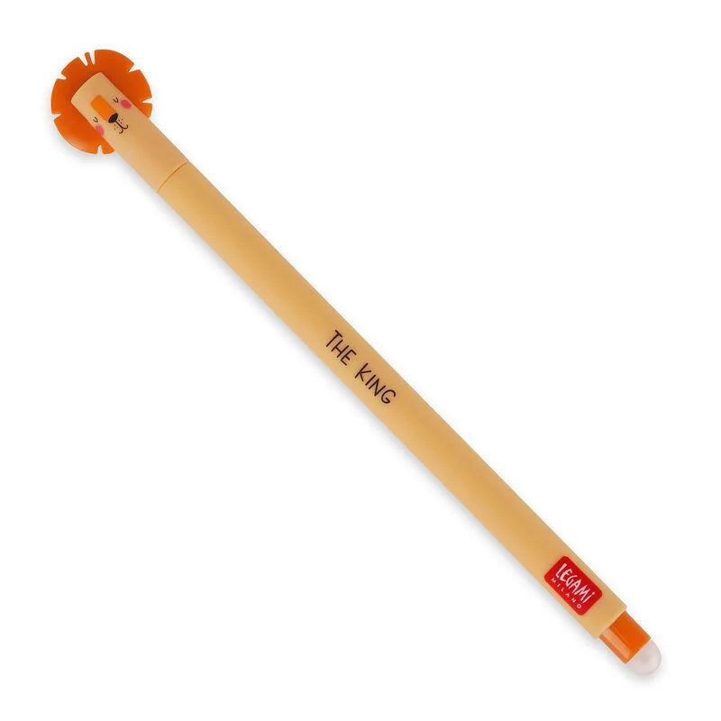 Esferográfica Legami gel apagável Lion