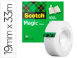 Rolo gomado/fita adesiva Scotch magic 19mmx33mt