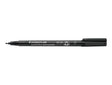 Marcador Staedtler Lumocolor permanente 318 Fino 0,6mm preto