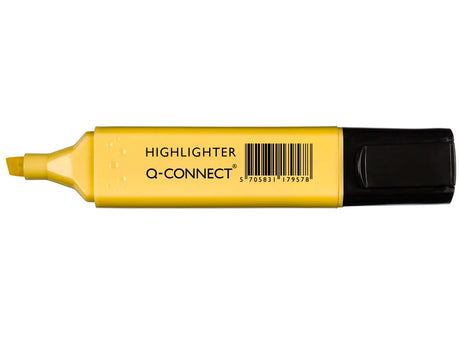 Marcador fluorescente Connect pastel amarelo