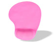 Tapete para rato Connect com apoio de pulsos gel rosa