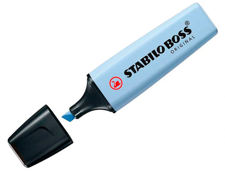 Marcador fluorescente Stabilo boss 70 azul pastel