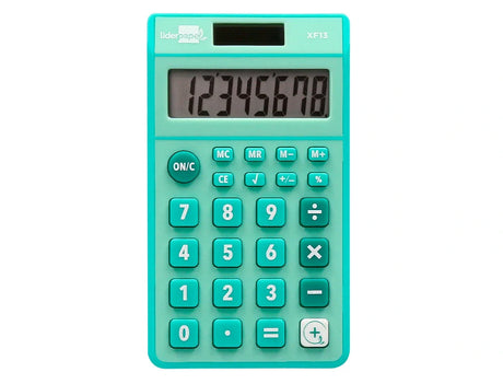 Calculadora de bolso Liderpapel 8dig menta