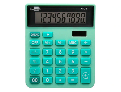 Calculadora de secretária Liderpapel 10dig menta